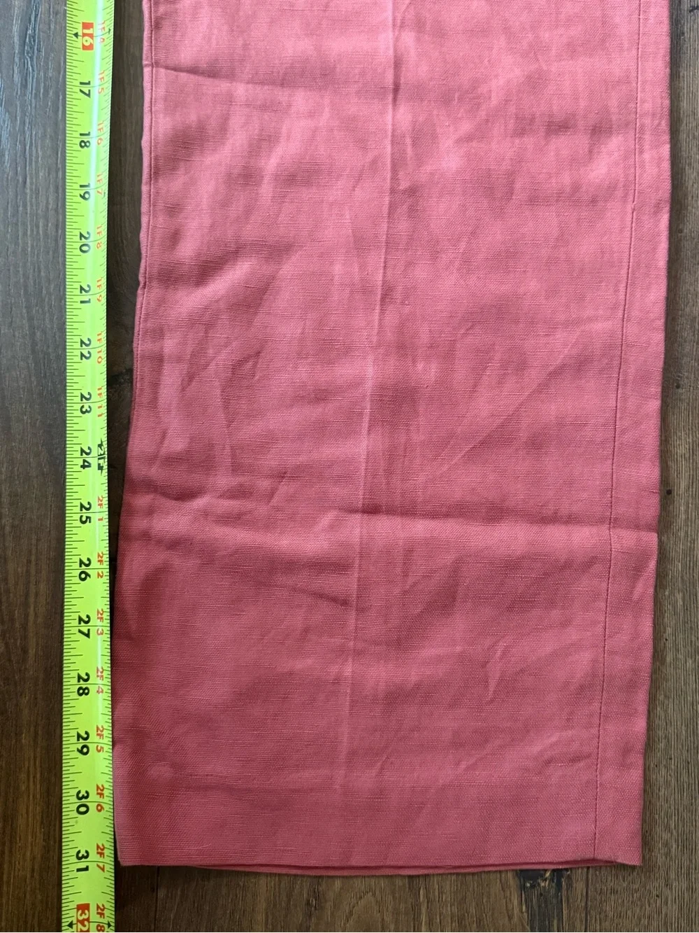 Wilfred Aritzia Pink Linen Lyocell Wide Leg Pants Women’s Size 2 High Rise